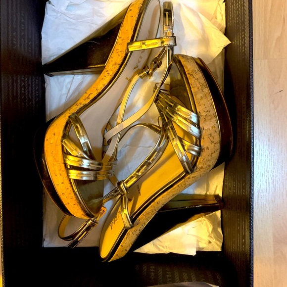 Prada strappy platform shoes size 8 - Picture 2 of 8